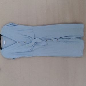 CK button down shirt dress US 12